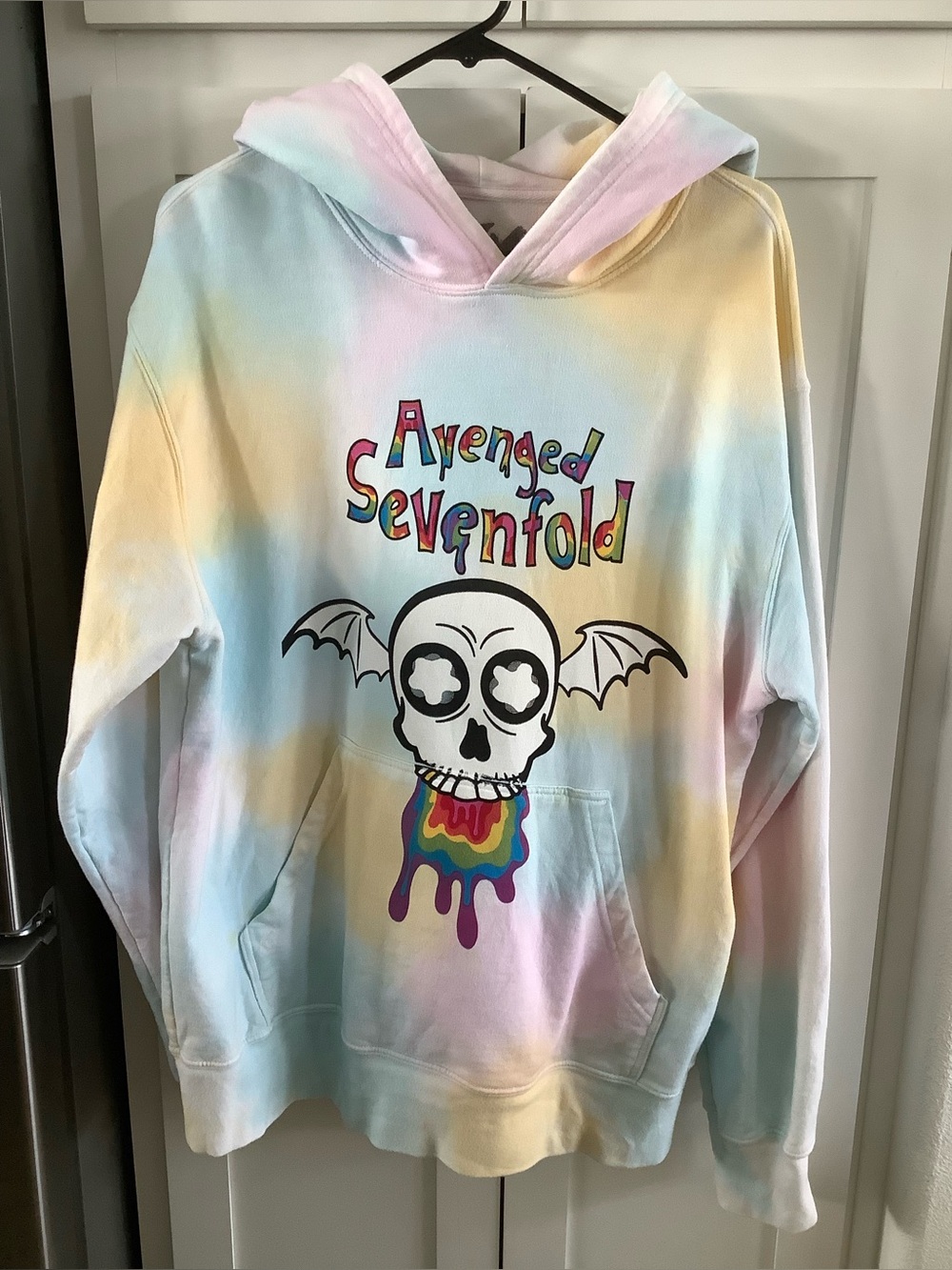 Avenged Sevenfold Cotton Candy Hoodie, Rare find, Size M/L.